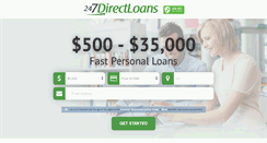 Desktop Screenshot of 247directloans.com